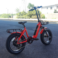 Vélo électrique à pneus larges 20"4.0, type très vendu, batterie dissimulée 48V, Bafang Fat Tire Ebike