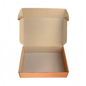 Caliente de lujo grande blanco Kraft rígido desvanecimiento Rosa ropa plegable peluca zapato caja de correo de cartón para envío embalaje de correo - Product Image 4