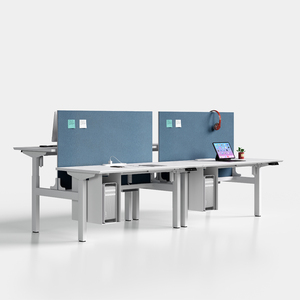<span class=keywords><strong>Bureau</strong></span> de travail moderne réglable en hauteur avec système de levage électrique, poste de travail vertical avec station de levage pour ordinateur - Product Image 4