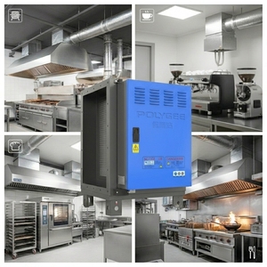 Éliminez l'odeur de fumée des barbecues avec l'unité d'écologisation par filtre électrostatique ESP 5000 CFM, purificateur d'air électrostatique - Product Image 2