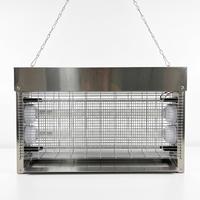 Lámpara Antimosquitos Eléctrica de Acero Inoxidable, Resistente a Arañazos, Impermeable IPX4, Atrapa Insectos, Eliminador de Insectos para el Control de Plagas