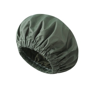 Bonnets de douche imperméables à double couche pour femmes, réutilisables et lavables, avec bande élastique, pour cheveux longs - Product Image 5