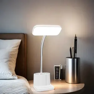 New Style LED Table Lamp With Pen Holder Rechargeable Foldable Light Bedside Study Reading Light/Desk Lamp/Table Lamp