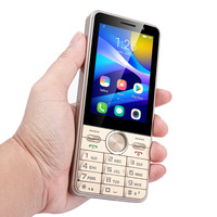 Téléphone à clavier 4G UNIWA A3501 Téléphone Android 3.5 de 8.1 pouces Téléphone portable à écran tactile double SIM