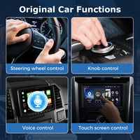 D508 Kablolu CarPlay'ı Kablosuz Hale Getirir Tak ve Çalıştır Otomatik Bağlantı Kolay Kurulum Kablosuz Carplay Uyumlu