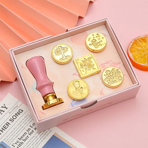 Umschlag-Macaron-Wachssiegelstempel mit Holzgriff, Stäbchen, Perlen, Löffel, Hochwertig, Umweltfreundlich, Anpassbares Design, PinGlory Marke, Geschenk - Product Image 6