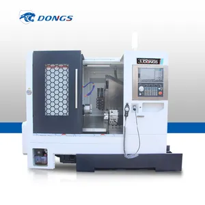 TCK50cy China Pequeno Torno CNC e Fresadora Múltiplas Multi Unidades gang tipo Torno CNC Living Tools