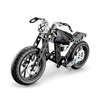 Kit de blocs de construction jouets éducatifs métal assemblé modèle 3D moto bricolage assemblage métal bloc de construction adultes garçons cadeaux