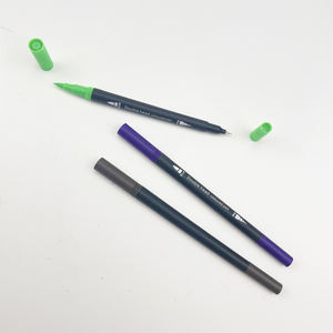 Custom <b>Packing</b> Dual Tip Watercolor Art Markers Set 36 Pieces with Soft Brush Fineliner Tip - Product Image 6