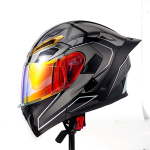 Best-selling Full Face Motorcycle With Dual Visors <b>ABS</b> Material Polyester Dual Visors Provides Vision and Safety During Ri - Product Image 4