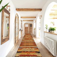 Bohemian Style Runner Rug Runner Mat Home Decoration Kitchen Rugs Entryway Hallway Bedroom Carpet Welcom Floor Mat Laundry