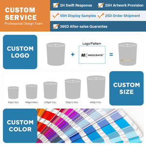 Ensemble cadeau de bougies parfumées en cire de soja Mescente pour les fêtes du Nouvel An, les fêtes de Noël, les cadeaux de Noël - Product Image 5