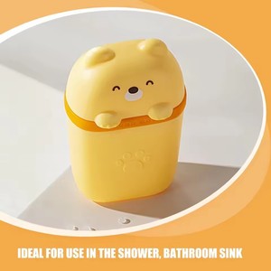 Jabonera Portátil con Diseño <span class=keywords><strong>de</strong></span> Oso <span class=keywords><strong>de</strong></span> Dibujos Animados, Accesorio Desechable para Baño, Almacenamiento Sellado, Jabonera <span class=keywords><strong>de</strong></span> Viaje - Product Image 3