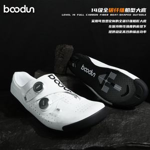 Zapatillas de Ciclismo Bodun con Suela de Fibra de Carbono y Cierre de Perilla para Bicicleta de Carretera y Uso en Exteriores - Product Image 3
