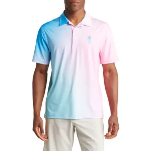 Logo personnalisé Performance haut de gamme qualité pièce complète impression par sublimation hommes été maillot décontracté imprimé Golf Polo chemise