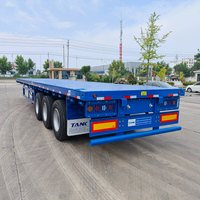 Semi-remorque porte-conteneurs 40 pieds, plateau surbaissé, fabrication chinoise directe, semi-remorques poids lourds à vendre