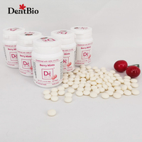 Bonbons à la menthe personnalisés 0,6g, série fruits, enrobés de xylitol, sans sucre