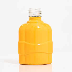 Venta al por mayor OEM y ODM forma única naranja uñas Gel esmalte botellas vacías <span class=keywords><strong>10</strong></span> ml con cepillo suave y UV Cap Set - Product Image 1