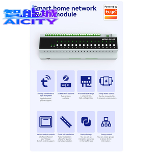 Sheng Qiong Tuya Smart Life App Supported 16CH Hotel RCU Smart Home Garage Bar Design Alexa Voice Wi-Fi Zigbee 50A/16A Relays - Product Image 3