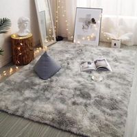 Tapis de chambre tie-dye en peluche le plus vendu, tapis de sol pour salon, tapis de chevet, tapis de sol domestique