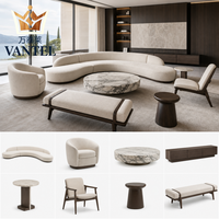 Ensemble de meubles de salon de luxe Vantel, canapé moderne sur mesure, table basse, armoire, fabricant direct d'usine
