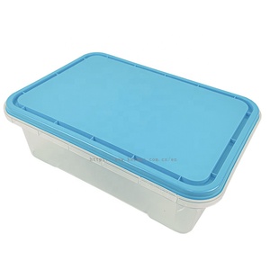 1500ml 50OZ contenants en plastique avec couvercle pour confiture biscuits crème glacée gelato chocolat emballage à emporter boîte à salade pour la nourriture - Product Image 1