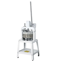 VNTKITCHEN Diviseur de Pâte Vertical Manuel pour Boulangerie, 30 Pièces/Minute, Plage de Poids 30-200g, Lames en Fonte, Coupe 1