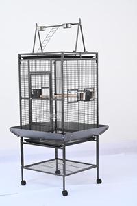 Üretici toptan büyük kuş kafesleri Metal düğme kapatma çevre dostu interaktif yetiştiriciliği lüks ev papağan kafesleri - Product Image 5