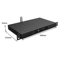 산업용 컴퓨터 11 세대 i7 1165G7/1185G7 1U 랙 서버 코어 i3i5i7 2LAN 6COM 사용자 지정 서버 VPN 네트워크 보안 기기