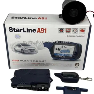 Kit de Seguridad para Automóvil EYESAUTO, Versión Rusa, Monitor LCD, Arranque Remoto, Sistema de Alarma Bidireccional para Automóvil, Distancia de Control de 50-100M para <span class=keywords><strong>A91</strong></span> - Product Image 2