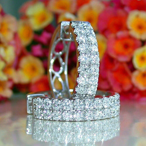 Openwork Ear <b>Cuff</b> for Women Sparkling Pave Style Stone Fashion Ear Jewelry Daily Wear - Product Image 2