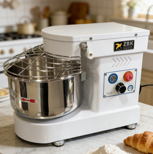 Mélangeur <span class=keywords><strong>à</strong></span> spirale de table ZBX 3 kg 7 L, machine <span class=keywords><strong>à</strong></span> mélanger pour la cuisine, pour la pâtisserie, le pain, la farine, pétrin <span class=keywords><strong>électrique</strong></span> - Product Image 1