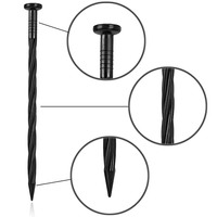 Taurus Factory fournit des bordures de jardin en plastique en forme de L, hauteur de 5 cm/10 cm, bordure de pelouse en PE, clôture