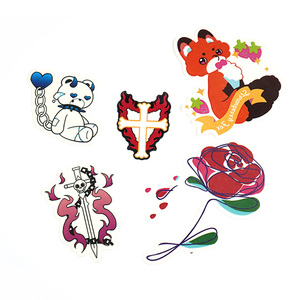 ملصقات زخرفية مخصصة من Vograce ، ورقة وشم مؤقت لنقل المياه - Product Image 4