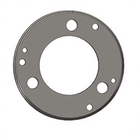 Plaque de montage AUTOCHUCK T005A24 pour mandrin de tour, plaque de connexion de pointe de broche A4 pour mandrin à 3 mors de tour CNC