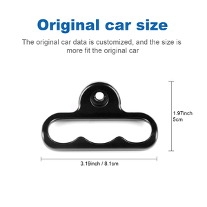 Cubierta de la Puerta Trasera del Maletero para Abarth 595 695/Fiat 500 2008-2024, para Fiat <span class=keywords><strong>500E</strong></span> 2012-2019, Accesorios de Manija de Aleación de Zinc - Product Image 5