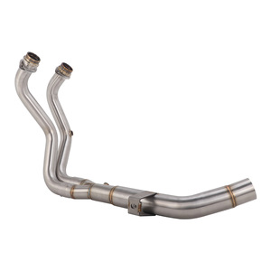 Tuyau d'échappement avant en acier inoxydable ISTUNT pour moto <span class=keywords><strong>Yamaha</strong></span> <span class=keywords><strong>T700</strong></span>/TENERE700/XTZ - Double capteur d'oxygène - Product Image 5