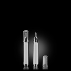 Flacon pompe sans air en plastique de 15 ml à embout de précision pour correcteur, sérum, fond de teint - Product Image 2
