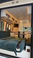 Kit complet de conversion intérieure pour camping-car : canapé-lit pliable, salle de bain, douche, toilettes, lave-linge, sèche-linge, armoire de cuisine