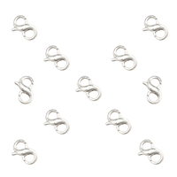 Connecteur d'ouverture à deux côtés en forme d'infini Fermoir à griffe de homard à double extrémité pour composants de résultats de bijoux de bijoux