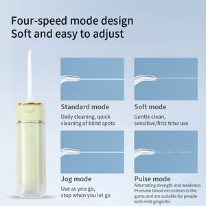 Portable électrique eau Flosser 4 buses de remplacement pratique irrigateur voiture utilisation fil dentaire Usb batterie Oral propre extérieur - Product Image 6