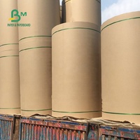 Rouleau de papier kraft recyclé pour doublure de test 140 g/m² 170 g/m² pour boîtes en carton ondulé 1600 mm