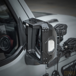 Omu Hợp kim nhôm xem phía sau gương che mưa lá chắn cho Jeep Wrangler JL/JT từ maike tự động - Product Image 4