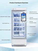 Smart Single Door Temp Controlled Consumables Cabinet Weighing Pharmacy Medicine Storage Surgical Instruments Inventory Tracking