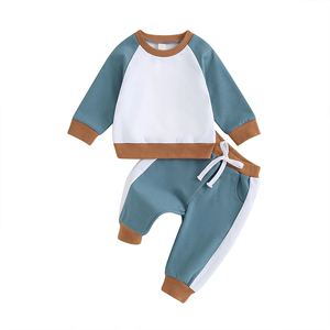Set di abbigliamento per bambini Set di felpe con cappuccio e <span class=keywords><strong>pantaloni</strong></span> sportivi personalizzati Set di abbigliamento per bambini - Product Image 5