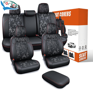 Housses de siège en cuir sur mesure entièrement recouvrantes pour Toyota Tacoma SR5 TRD Off-Road 3ème génération 2016-2023 – Amélioration de l'intérieur de luxe en gros - Product Image 1