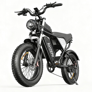 Vélo électrique à gros pneus 48V20Ah avec moteur haute vitesse, frein à disque hydraulique et suspension intégrale pour la ville – Vente en gros fabricant - Product Image 3