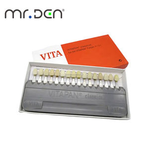 دليل ألوان الأسنان من السيد دين، 16 لونًا، نموذج أسنان، دليل درجات لون الأسنان، نموذج أسنان ملون لتبييض الأسنان - Product Image 1