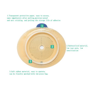 CELECARE-bolsas de colostomia hipoalergénicas para chasis, productos de ostomia, dos piezas - Product Image 3