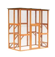 High Quality Wooden Cat Enclosure, Indoor Cat House